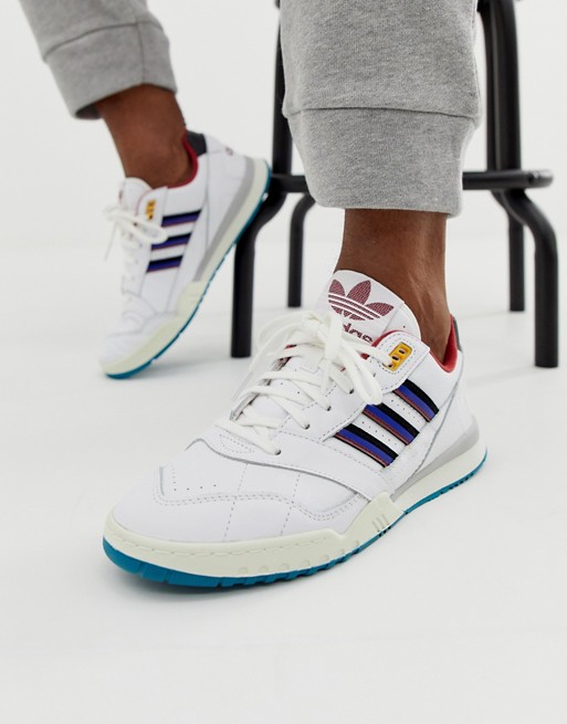 adidas Originals A.R trainers in white | AS