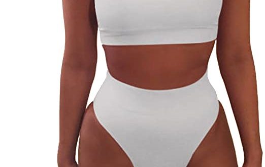Amazon.com: NE Norboe Strapless Two Piece Bathing Suit Sexy Cute .