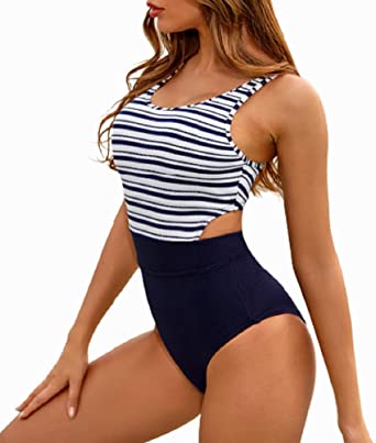 MOLYBELL One Piece Swimsuits for Women High Waisted Bathing Suit .