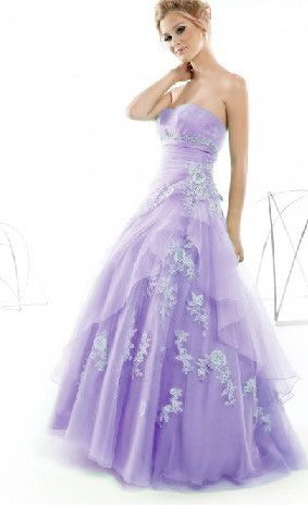 beautiful purple prom dress (With images) | Gowns, Gowns dresses .