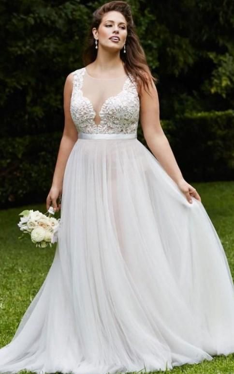 Best formal dress style for apple shape | Plus wedding dresses .