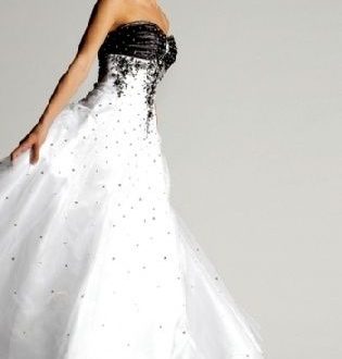 macy's prom dresses black and white | Black wedding dresses, Black .