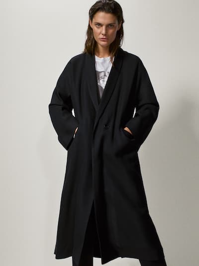 Limited Edition black coat - null - Massimo Dut
