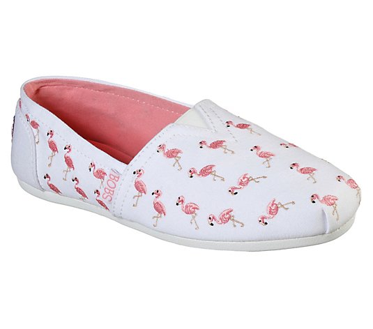Skechers BOBs Plush Slip-On Shoes- Flamingo - QVC.c