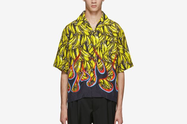 Luxe Graphic Bowling Shirts : Flame shir