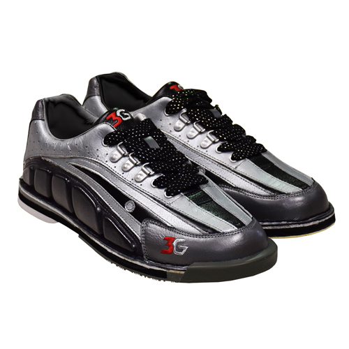 3G Tour Ultra Black Silver Pewter Right Hand Mens Bowling Shoess + .