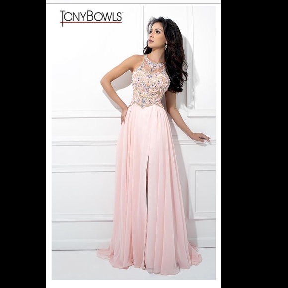 Tony Bowls Dresses | Tony Bowl Prom Dress Pink | Poshma