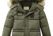 Amazon.com: Mallimoda Boys' Hooded Down Coats Winter Warm Jacket .