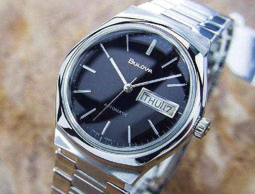 Bulova Automatic Vintage Rare Swiss 1970s Mens Watch - Jul 08 .