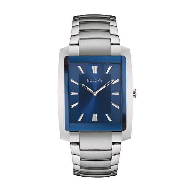 Bulova - Bulova Men's Classic Silver Stainless-Steel Quartz Watch .