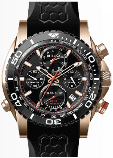 Men's Bulova Precisionist Chronograph Watch 98B2