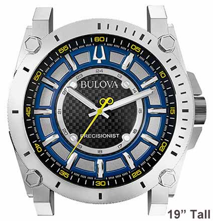 Bulova C9888 Precisionist Watch Dial Wall Clock - The Clock Dep