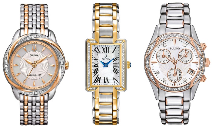 Bulova Women's Diamond Watches (Manufacturer Refurbished) | Group