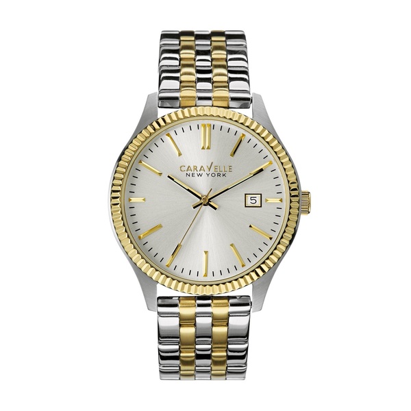 Caravelle New York Watch By Bulova Stainless Steel Two To