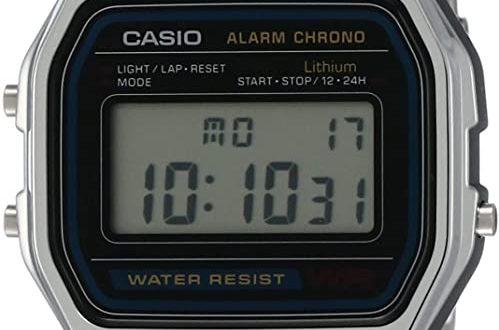 Amazon.com: Casio Men's A158WA-1DF Stainless Steel Digital Watch .