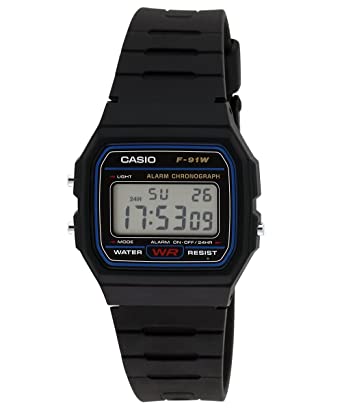 Buy Casio Youth Digital Black Small Dial Unisex Watch - F-91W-1DG .