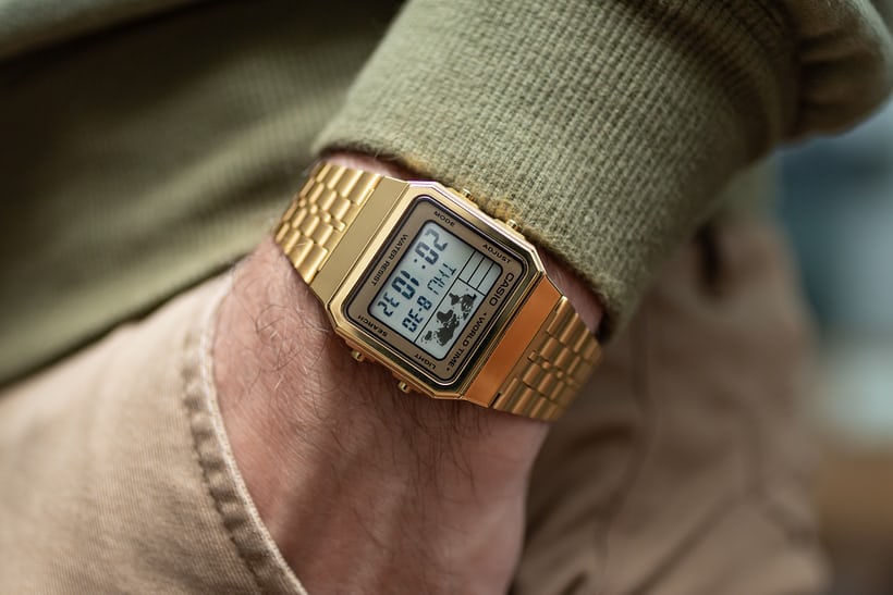 Hands-On: The 'Gold' Casio A500WGA-9DF World Timer - HODINK