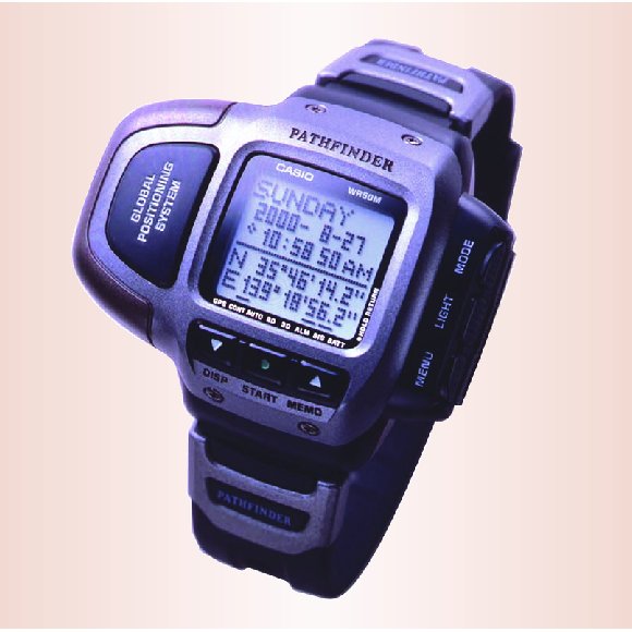 The Casio Pathfinder GPS watch. | Download Scientific Diagr