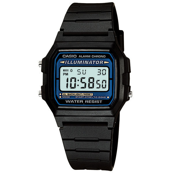 Japan Casio F105W-1A Casio Illuminator Watch Classic Casio Watch F .