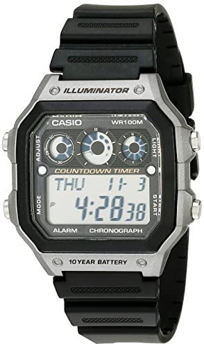 Amazon.com: Casio Men's AE-1300WH-8AVCF Illuminator Digital .