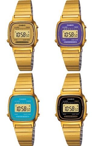 NEW Gold Casio Watch Ladies Mini EXTRA colours WOW | Час
