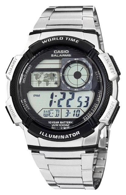 Casio Men's Digital Sport Watch Stainless Steel AE1000WD-1AV .