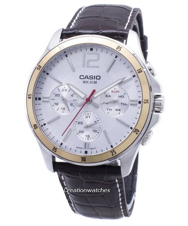 Casio Enticer MTP-1374L-7AV MTP1374L-7AV Chronograph Analog Men's .