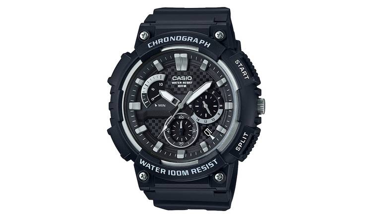 Buy Casio Men's Chronograph Black Resin Strap Watch | Men's .