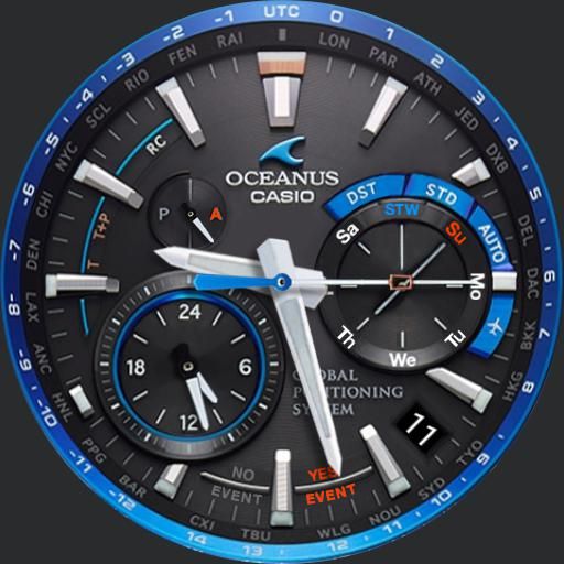 Casio Oceanus OCW-G1000 - WatchFaces for Smart Watches | Casio .