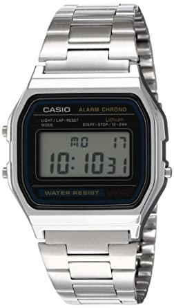 Buy Casio Vintage Series Digital Grey Small Rectangle Dial Unisex .