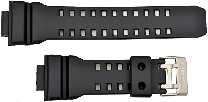Casio Watch Band GD-350 Black Resin Strap for G-shock Vibrator .