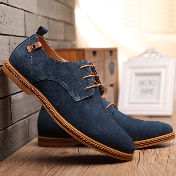 Men Shoes 2019 New Suede Genuine Leather Men Casual Shoes Fashion .