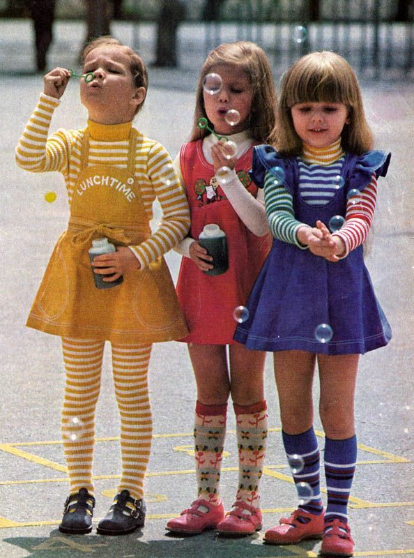 missdandy: Little girls blowing bubbles, late 1970s. | Kids .