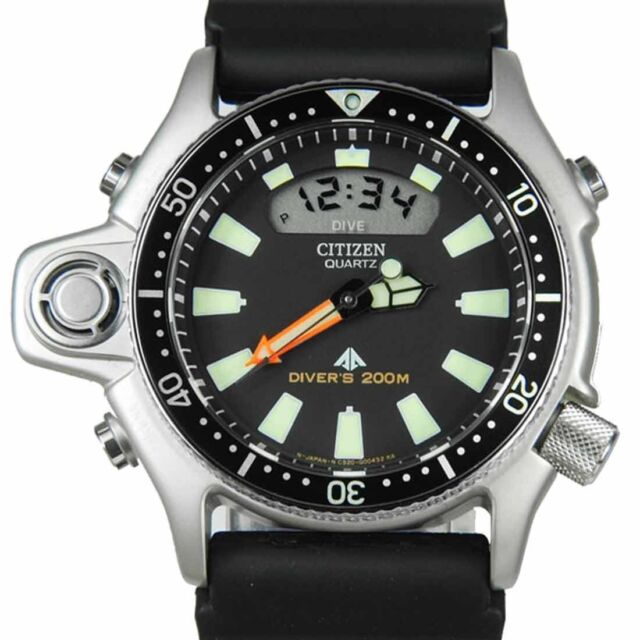 Citizen Cyber Aqualand NX Dive Computer Watch Promaster Mg1 Japan .