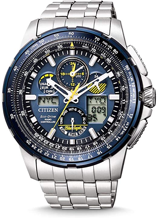 Amazon.com: Citizen Mens Watch Promaster Blue Angel Chronograph .