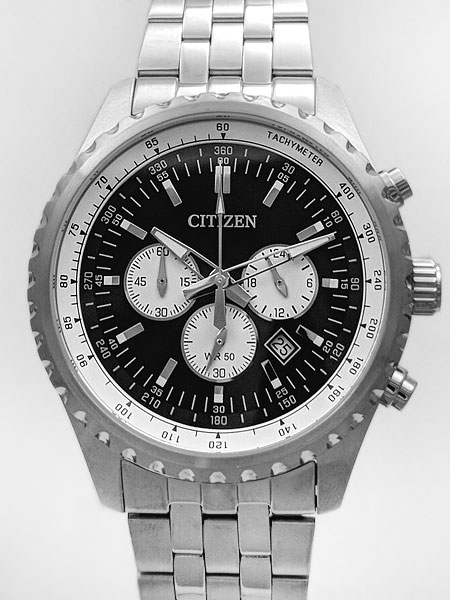 Citizen Quartz Chronograph Watch with a 24-hour Sub-Dial #AN8061-5