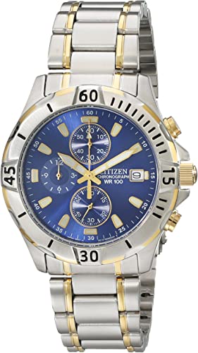 Amazon.com: Citizen Men's Quartz Two-Tone Stainless Steel .