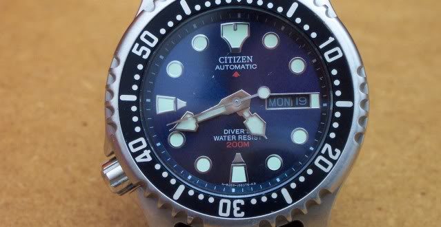 Citizen Automatic Divers watch - Monochrome Watch