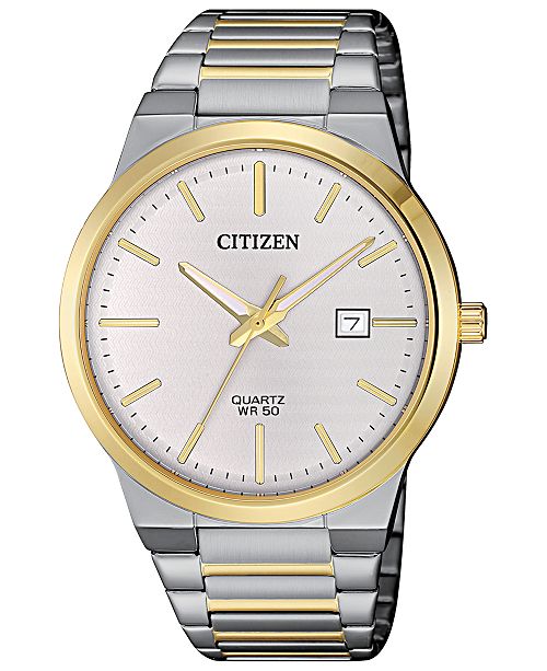 Citizen Men's Quartz Two-Tone Stainless Steel Bracelet Watch 39mm .