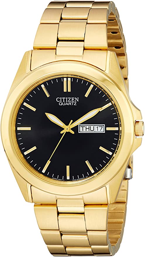 Amazon.com: Citizen Men's Quartz Watch with Day/Date, BF0582-51F .