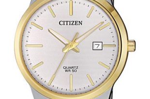 Citizen Quartz Mens Watch - Two-Tone - White Dial - Date .