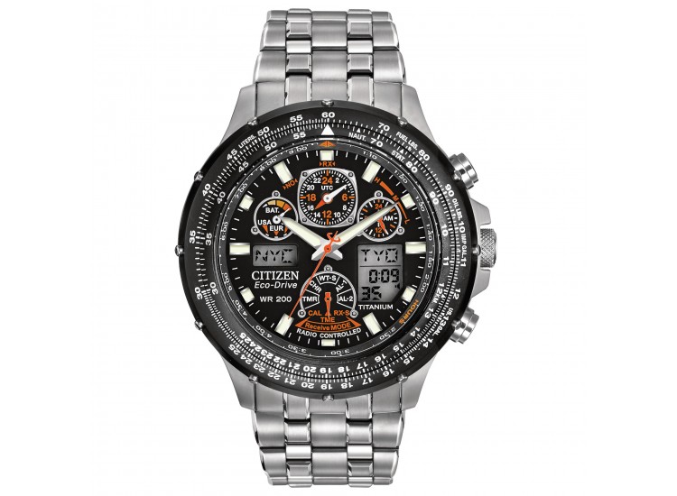 Citizen Men's Eco-DRV Skyhawk AT Titanium Wat