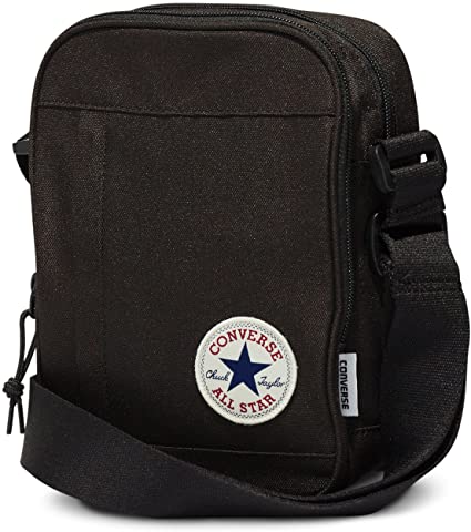 Amazon.com | Converse Poly Cross Body Shoulder Bag, 22 cm, navy .