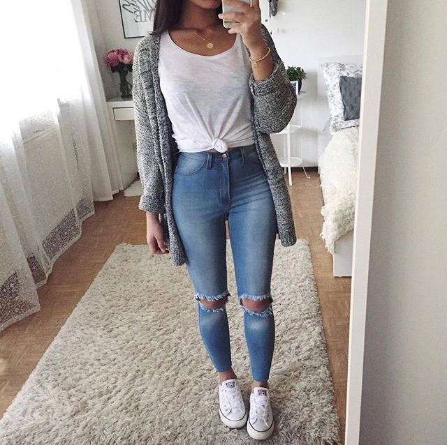 Cute Outfit Ideas – mutluhanimlar.com in 2020 | Cute fall outfits .