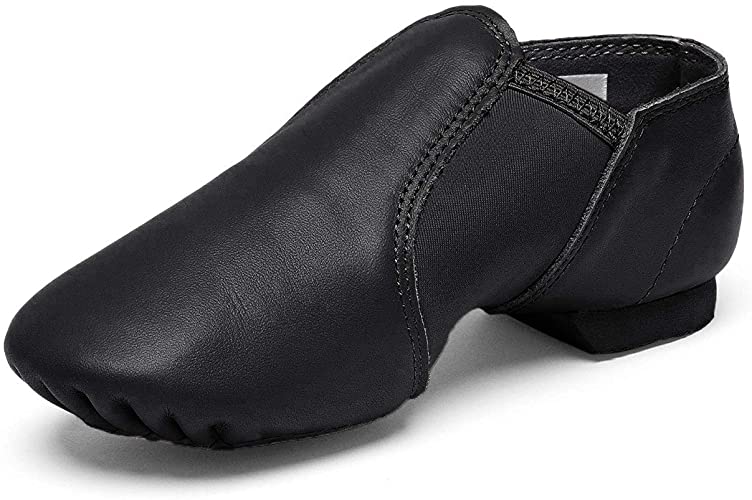 Amazon.com | STELLE Leather Jazz Slip-On Dance Shoes for Girls .
