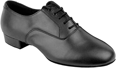 Amazon.com | Go Go Dance Shoes Men's Black Leather Ballroom Shoes .