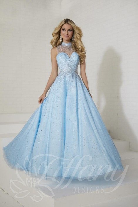 Tiffany Designs 16261 Scatter Beaded Prom Dress | Tiffany designs .