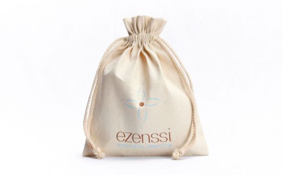 China Custom Small Drawstring Cotton Bag with Logo - China Custom .