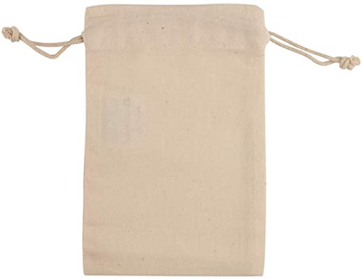 Amazon.com: KUPOO 50PS Cotton Bags Cotton Muslin Bags Drawstring .