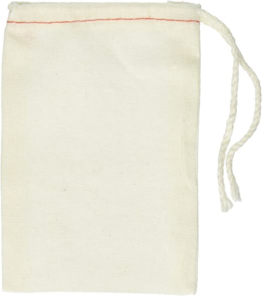 Amazon.com: Cotton Drawstring Muslin Bags, 3" X 5" - Pack of 25 .